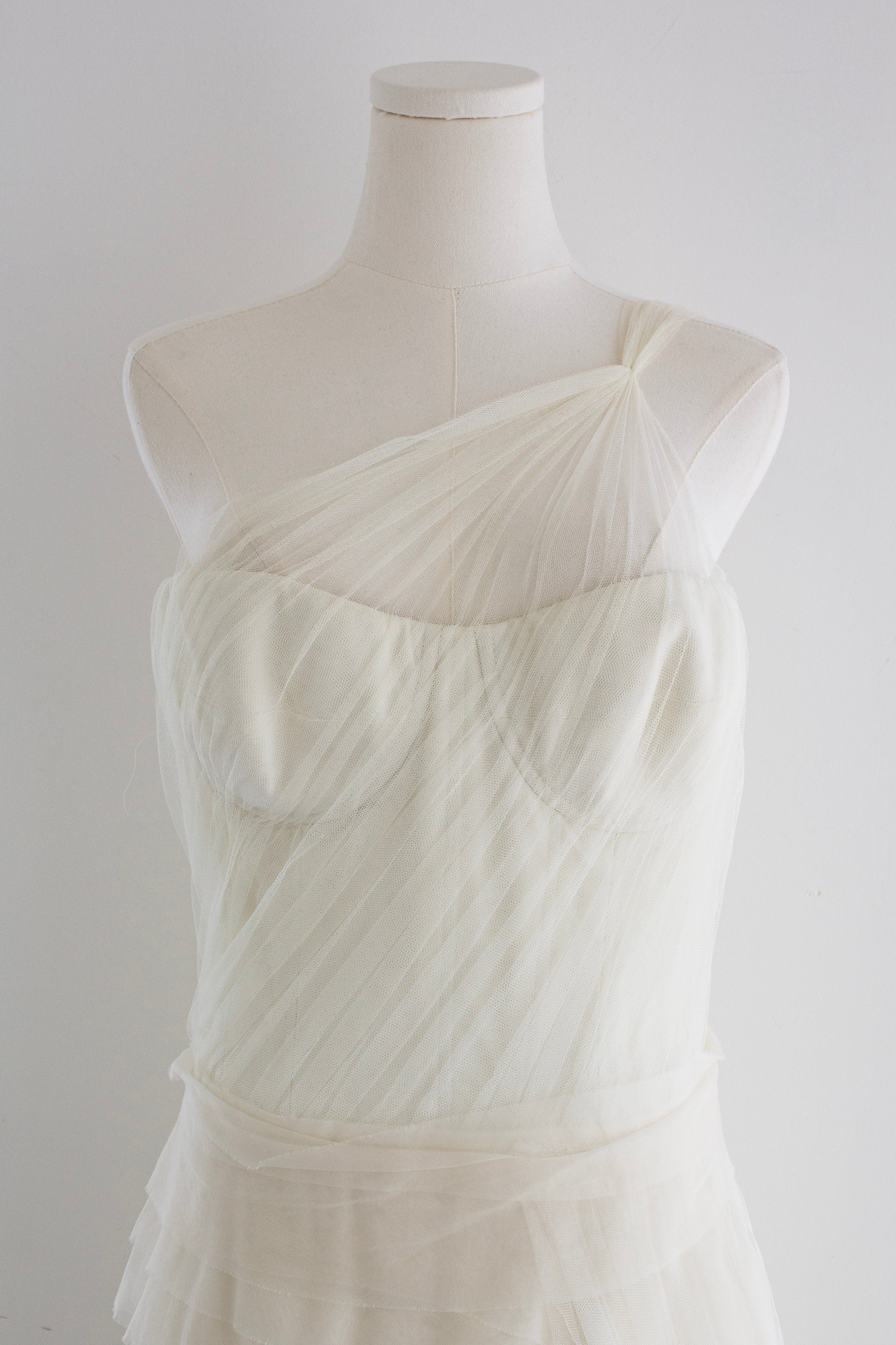 Vera Wang Farrah Ivory Gossip Girl Wedding Bridal Tulle Gown