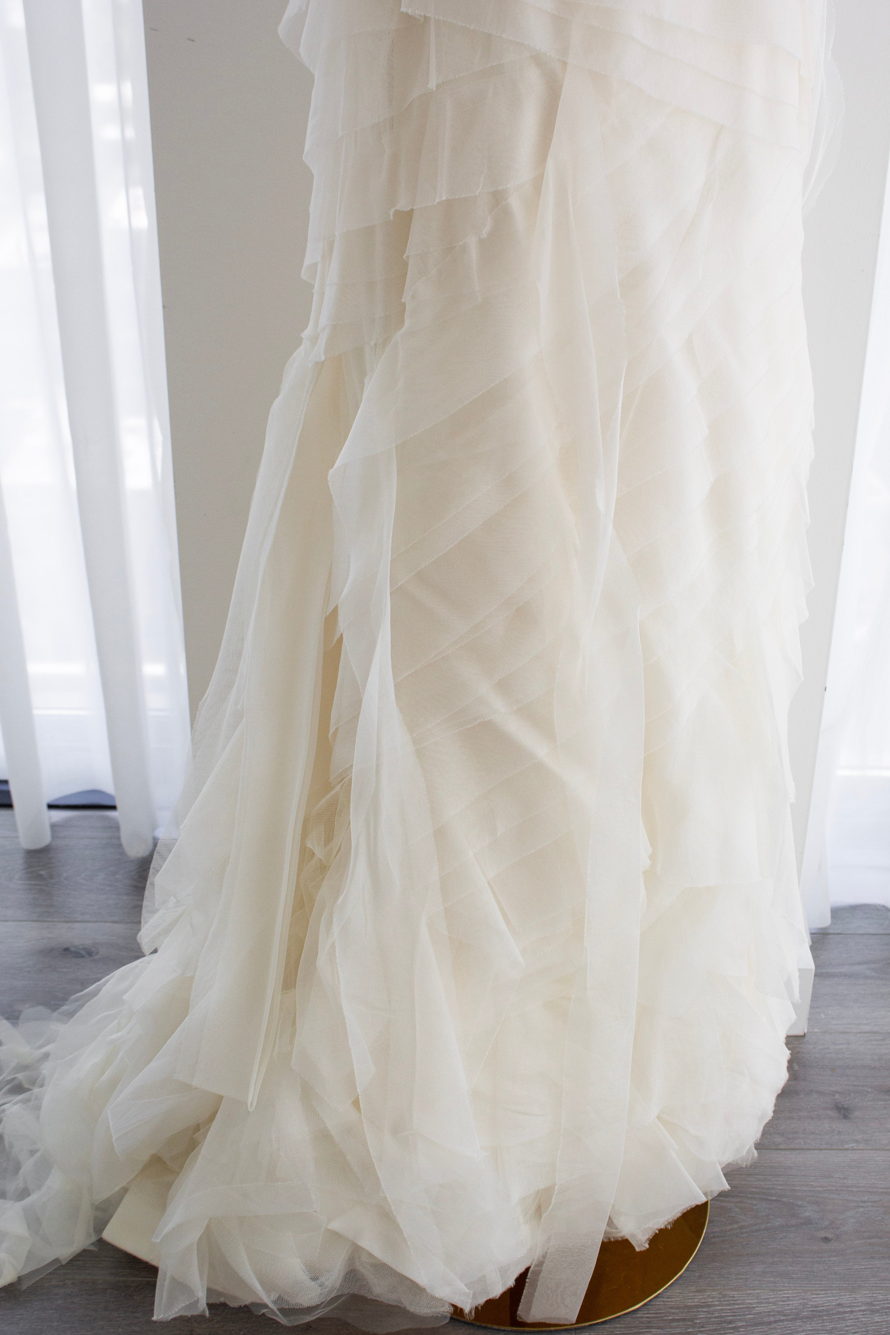 Vera Wang Farrah Ivory Gossip Girl Wedding Bridal Tulle Gown